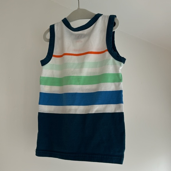 Cat & Jack Toddlers Sleeveless Striped Shirt - Picture 2 of 4